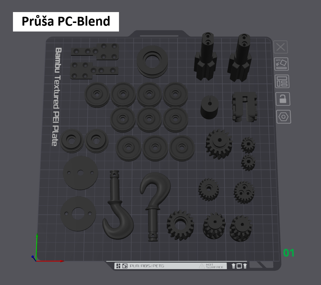 PC blend díly pro VT-72B