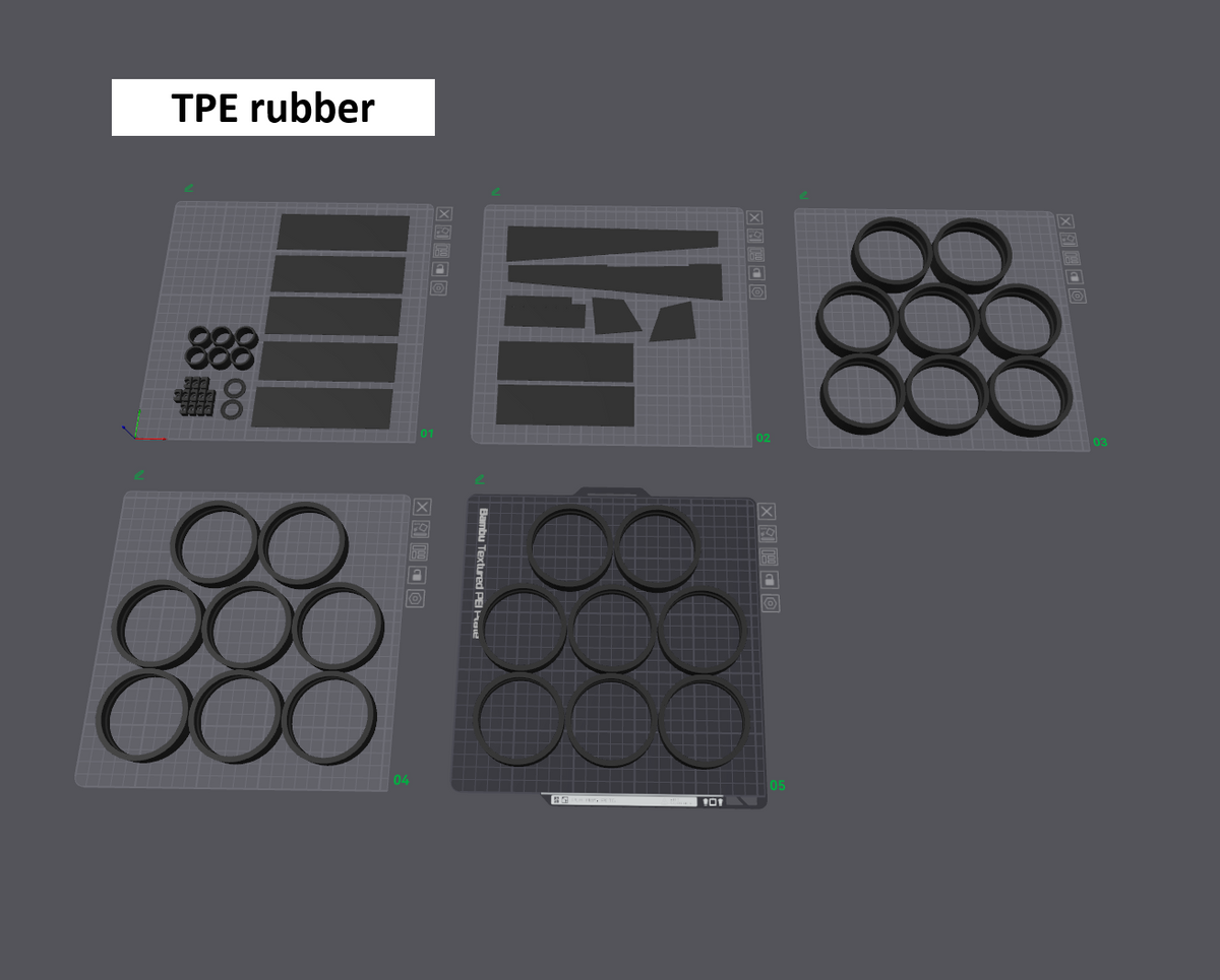 Gumové TPE díly pro VT-72B